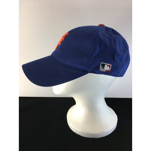 New York Mets MLB Baseball Cap Hat Blue Embroidered Logo Strapback Adjustable - Picture 2 of 10